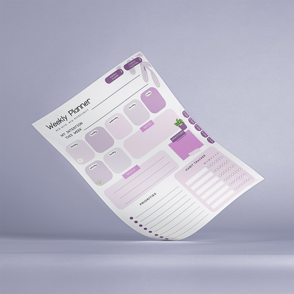 پلنر هفتگی کد PL-97006 پلنر هفتگی کد PL 97006