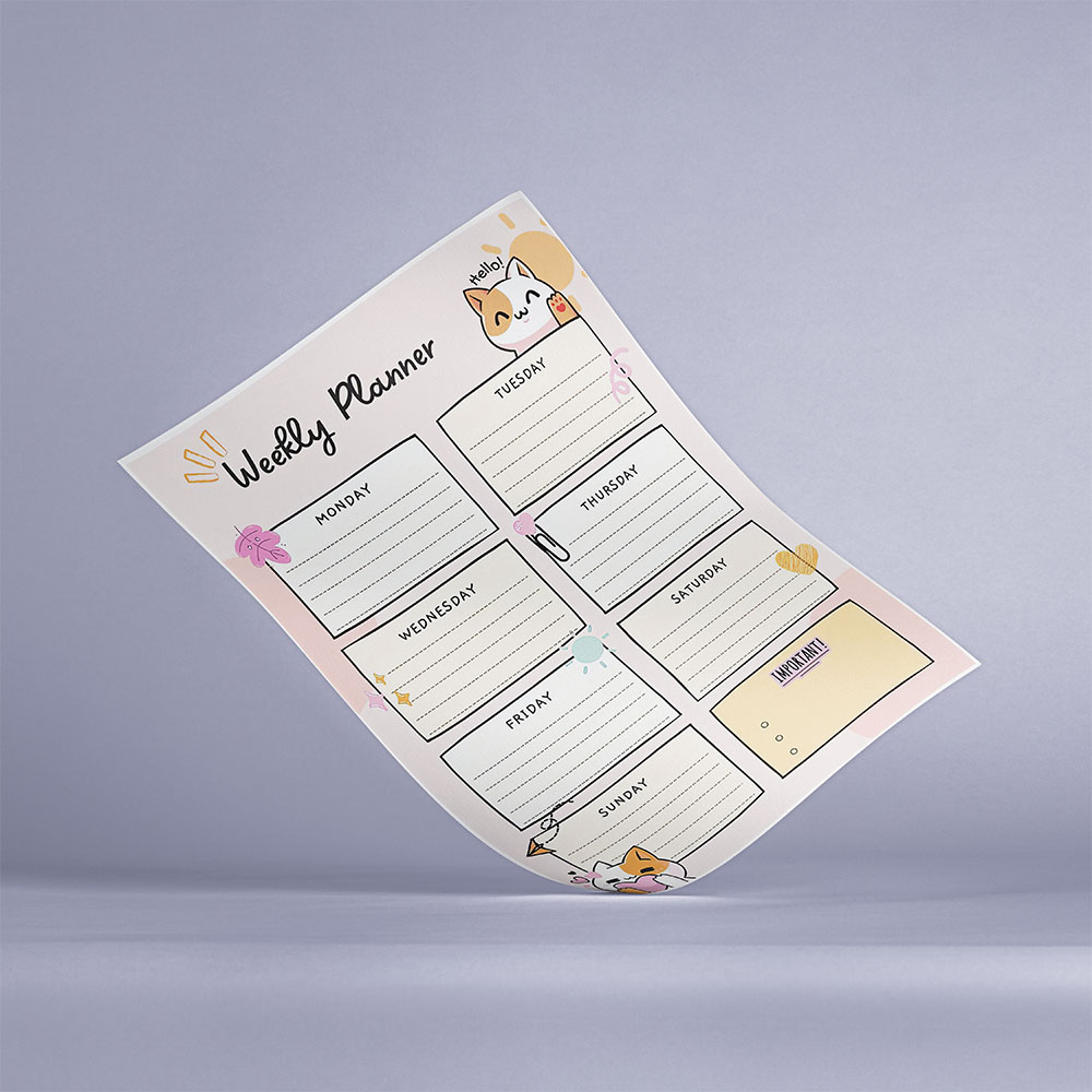 پلنر هفتگی کد PL-97008 پلنر هفتگی کد PL 97008