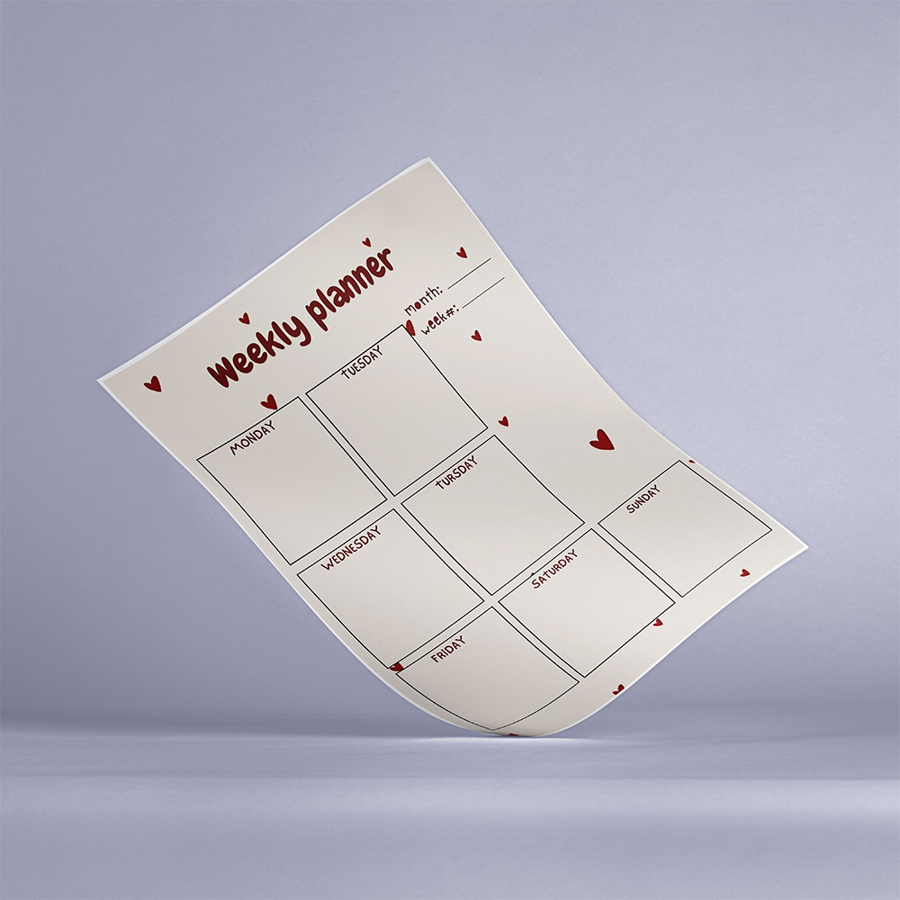 پلنر هفتگی کد PL-97048 پلنر هفتگی کد PL 97048