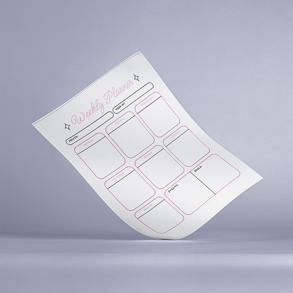 پلنر هفتگی کد PL-97057 پلنر هفتگی کد PL 97057