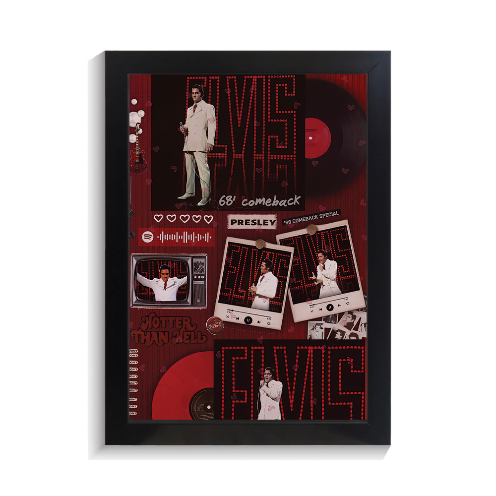 تابلو خواننده طرح الویس پریسلی کد PF-20331 تابلو خواننده طرح الویس پریسلی کد PF 20331