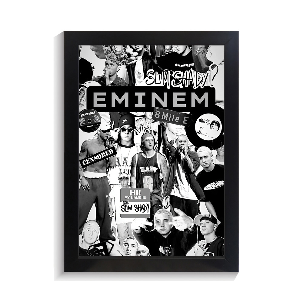 تابلو خواننده طرح امینم کد PF-20336 تابلو خواننده طرح امینم کد PF 20336