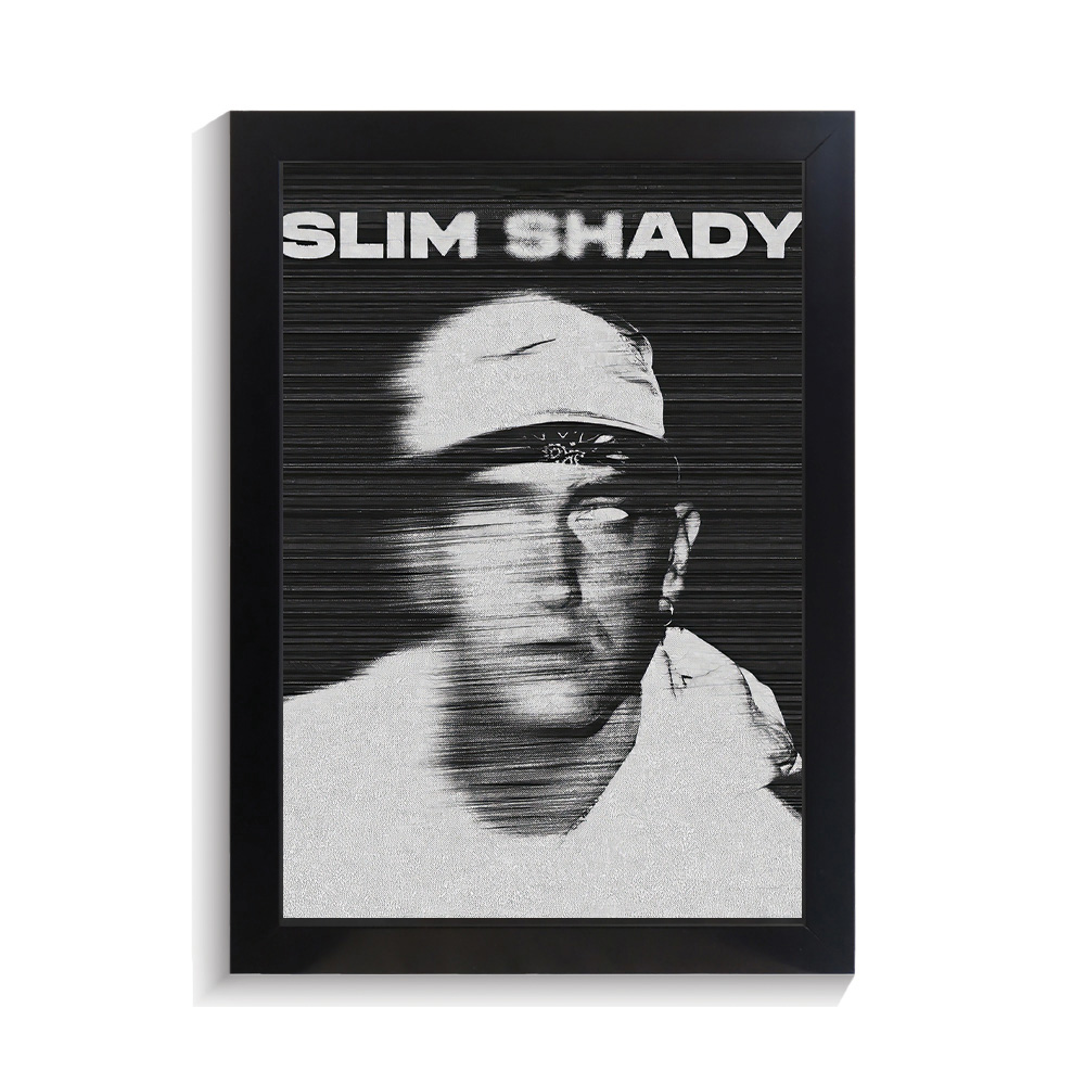 تابلو خواننده طرح امینم کد PF-20337 تابلو خواننده طرح امینم کد PF 20337