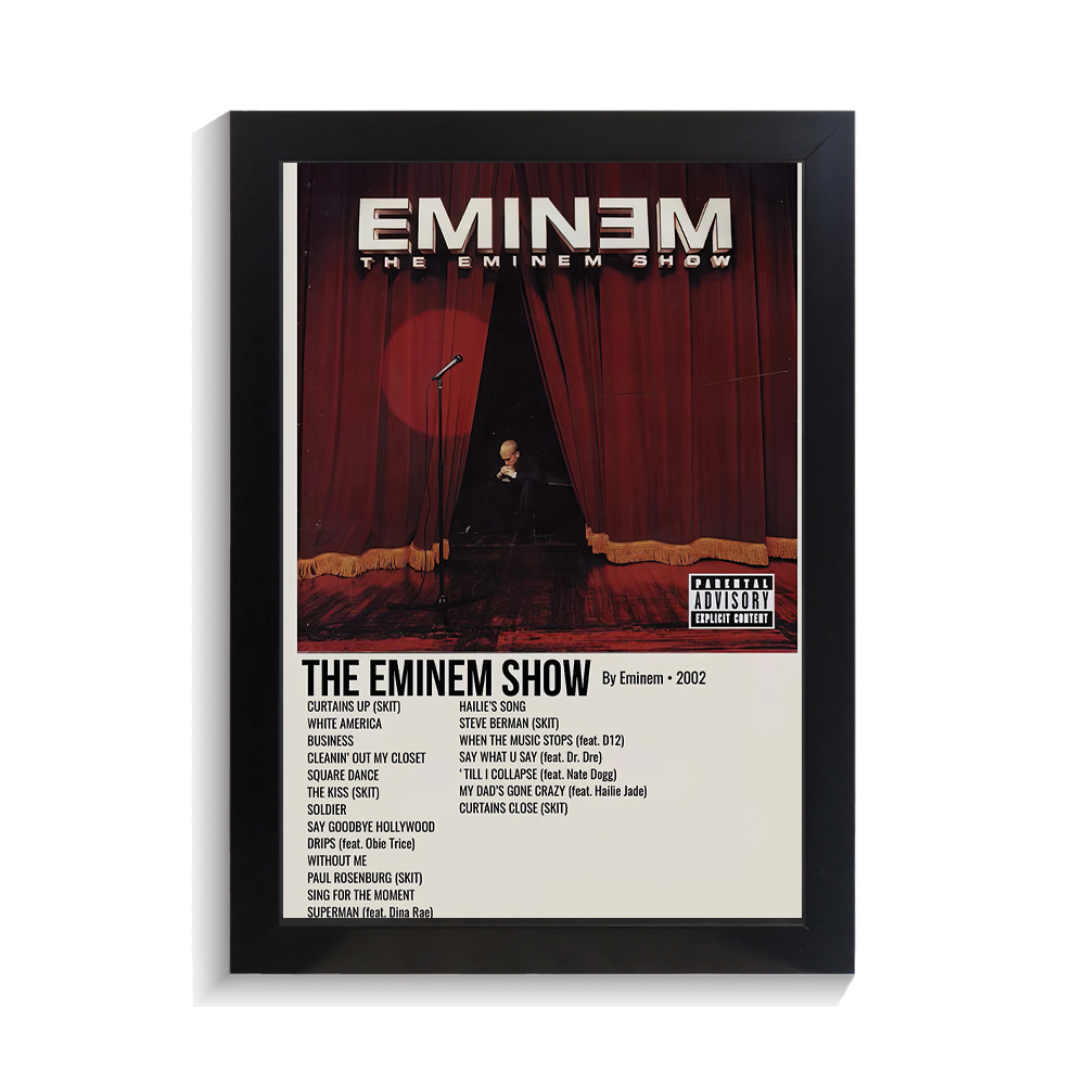 تابلو خواننده طرح امینم کد PF-20338 تابلو خواننده طرح امینم کد PF 20338