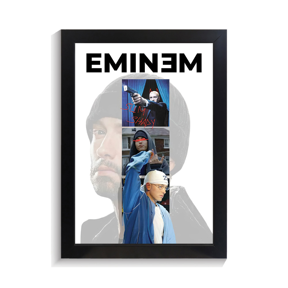 تابلو خواننده طرح امینم کد PF-20339 تابلو خواننده طرح امینم کد PF 20339