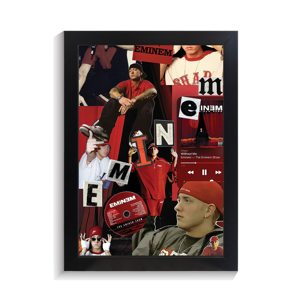 تابلو خواننده طرح امینم کد PF-20341 تابلو خواننده طرح امینم کد PF 20341