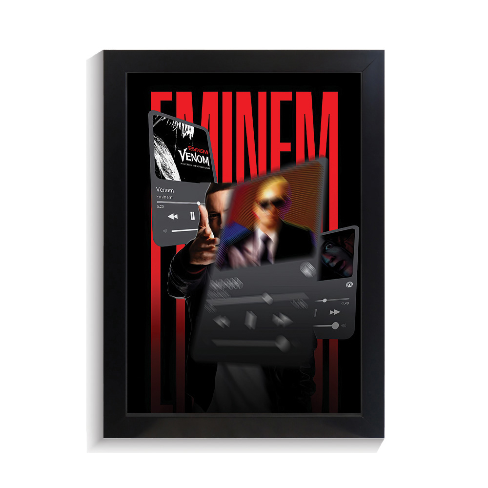 تابلو خواننده طرح امینم کد PF-20346 تابلو خواننده طرح امینم کد PF 20346