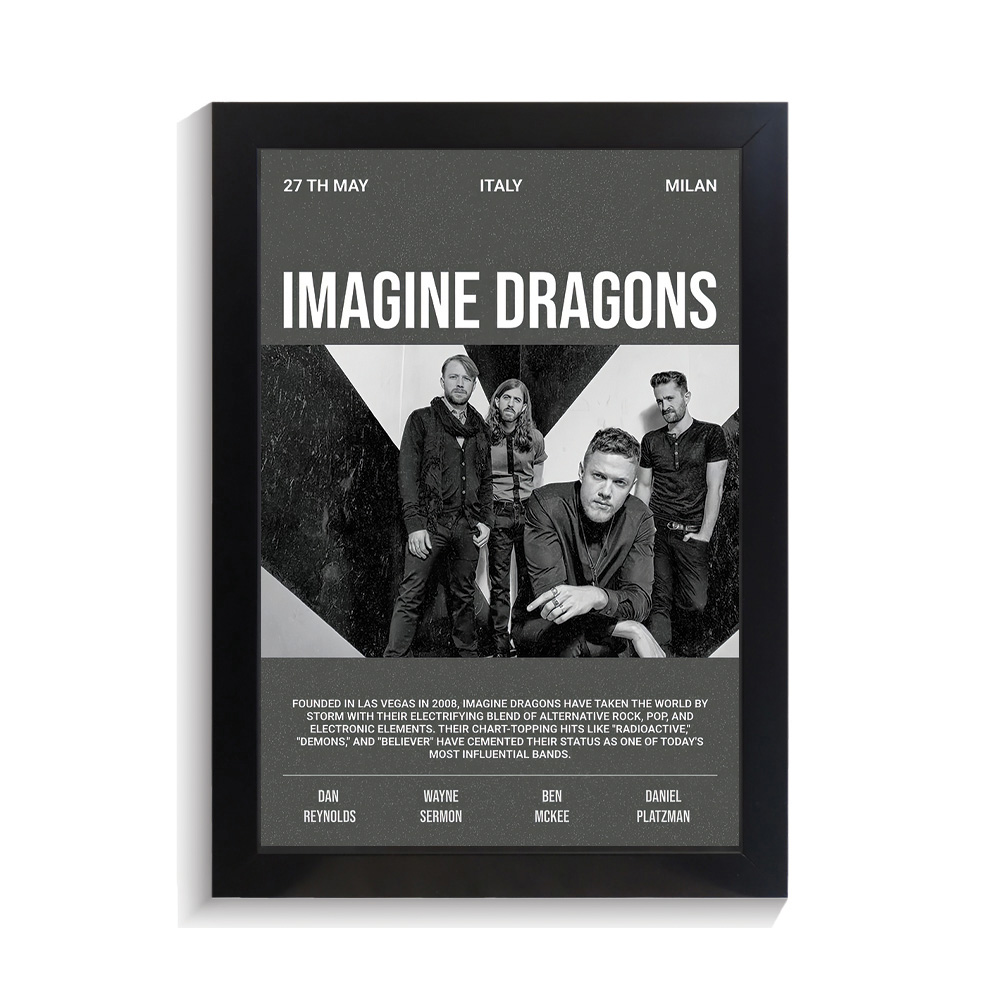 تابلو خواننده طرح ایمجین دراگونز کد PF-20363 تابلو خواننده طرح ایمجین دراگونز کد PF 20363