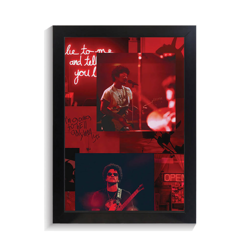 تابلو خواننده طرح برونو مارس کد PF-20296 تابلو خواننده طرح برونو مارس کد PF 20296