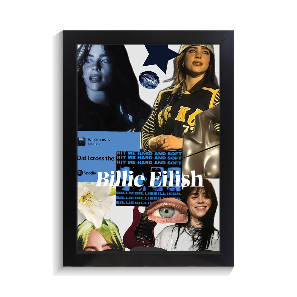 تابلو خواننده طرح بیلی ایلیش کد PF-20282 تابلو خواننده طرح بیلی ایلیش کد PF 20282