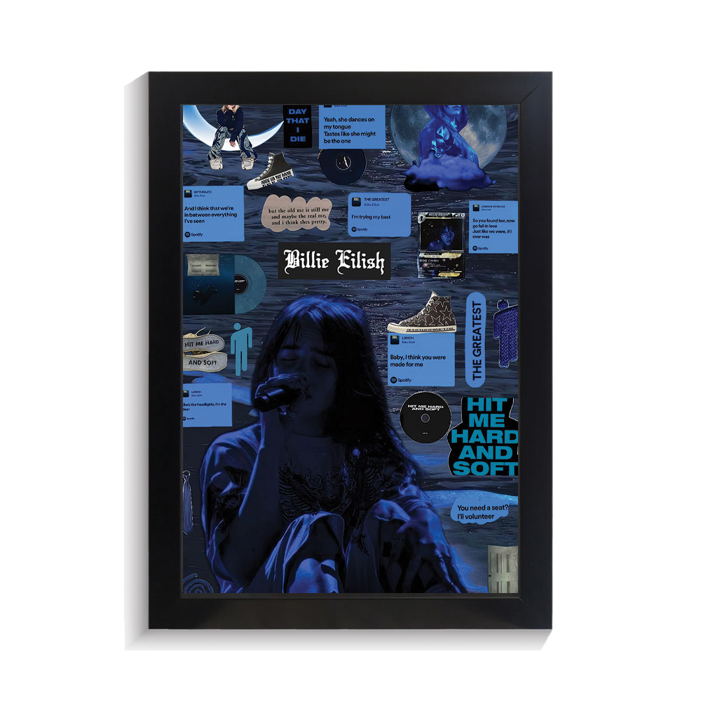 تابلو خواننده طرح بیلی ایلیش کد PF-20285 تابلو خواننده طرح بیلی ایلیش کد PF 20285