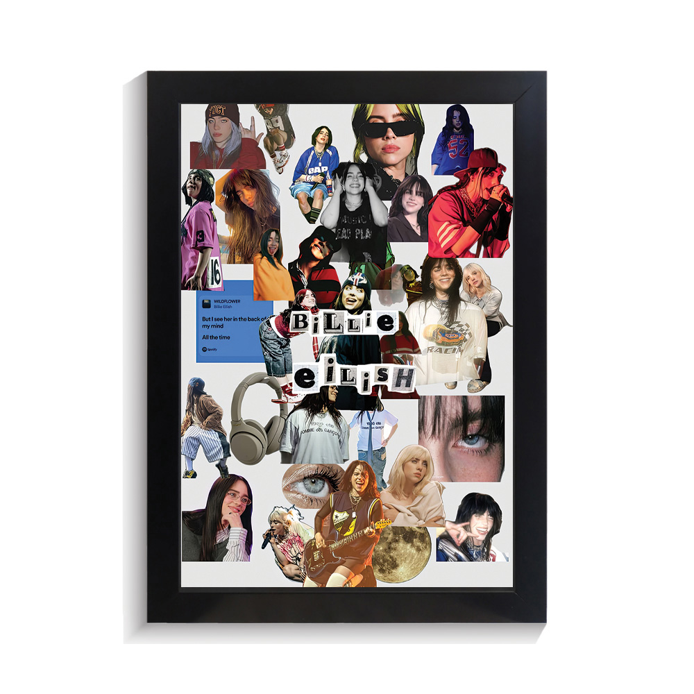 تابلو خواننده طرح بیلی ایلیش کد PF-20286 تابلو خواننده طرح بیلی ایلیش کد PF 20286