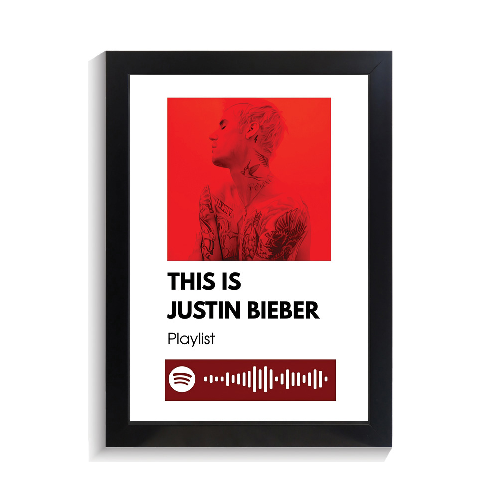 تابلو خواننده طرح جاستین بیبر کد PF-20379 تابلو خواننده طرح جاستین بیبر کد PF 20379