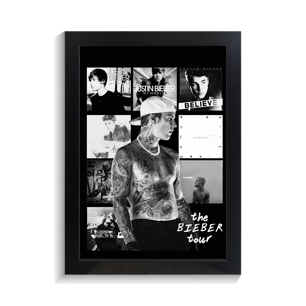 تابلو خواننده طرح جاستین بیبر کد PF-20389 تابلو خواننده طرح جاستین بیبر کد PF 20389