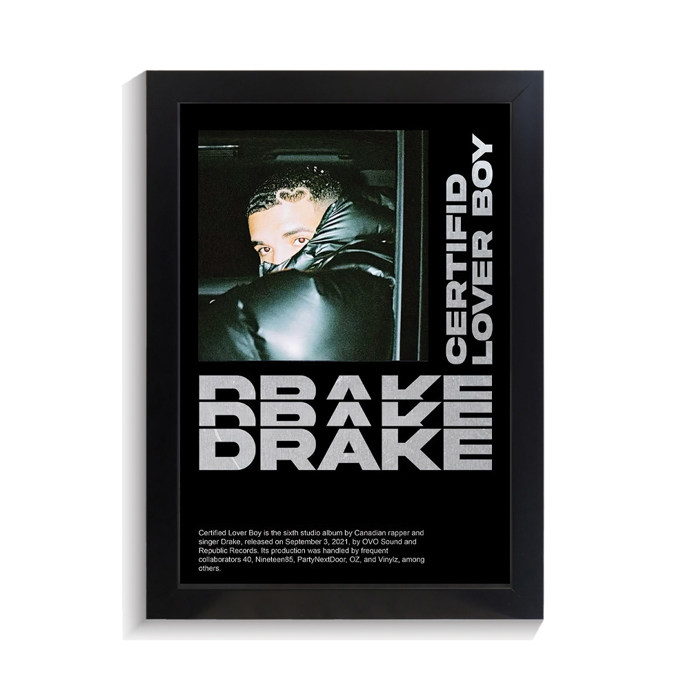 تابلو خواننده طرح دریک کد PF-20329 تابلو خواننده طرح دریک کد PF 20329