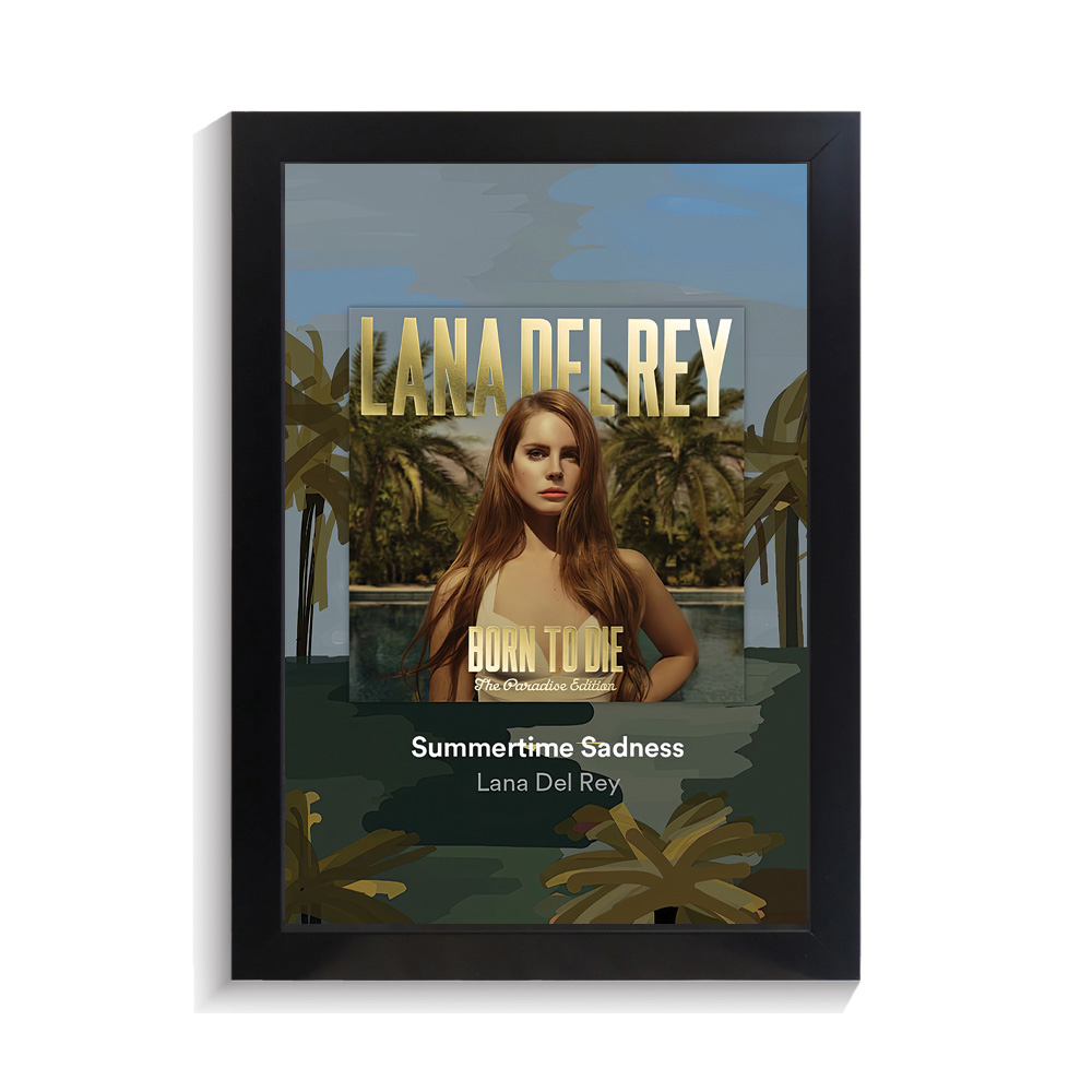 تابلو خواننده طرح لانا دل ری کد PF-20403 تابلو خواننده طرح لانا دل ری کد PF 20403