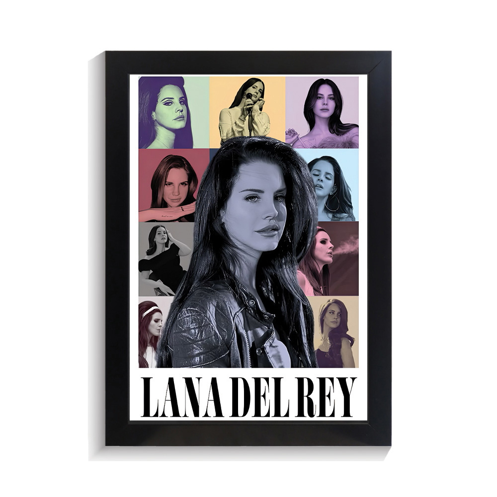 تابلو خواننده طرح لانا دل ری کد PF-20410 تابلو خواننده طرح لانا دل ری کد PF 20410