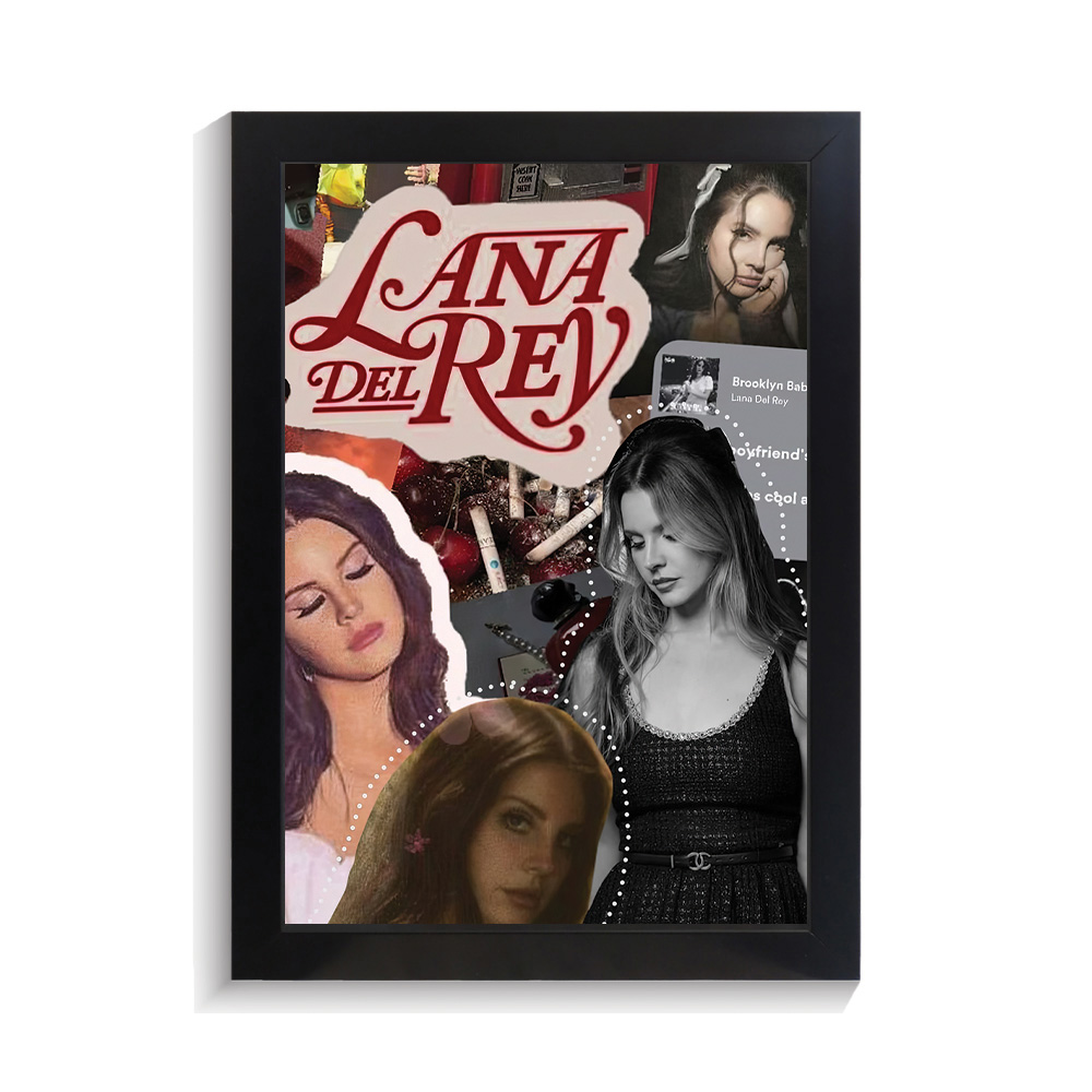 تابلو خواننده طرح لانا دل ری کد PF-20415 تابلو خواننده طرح لانا دل ری کد PF 20415