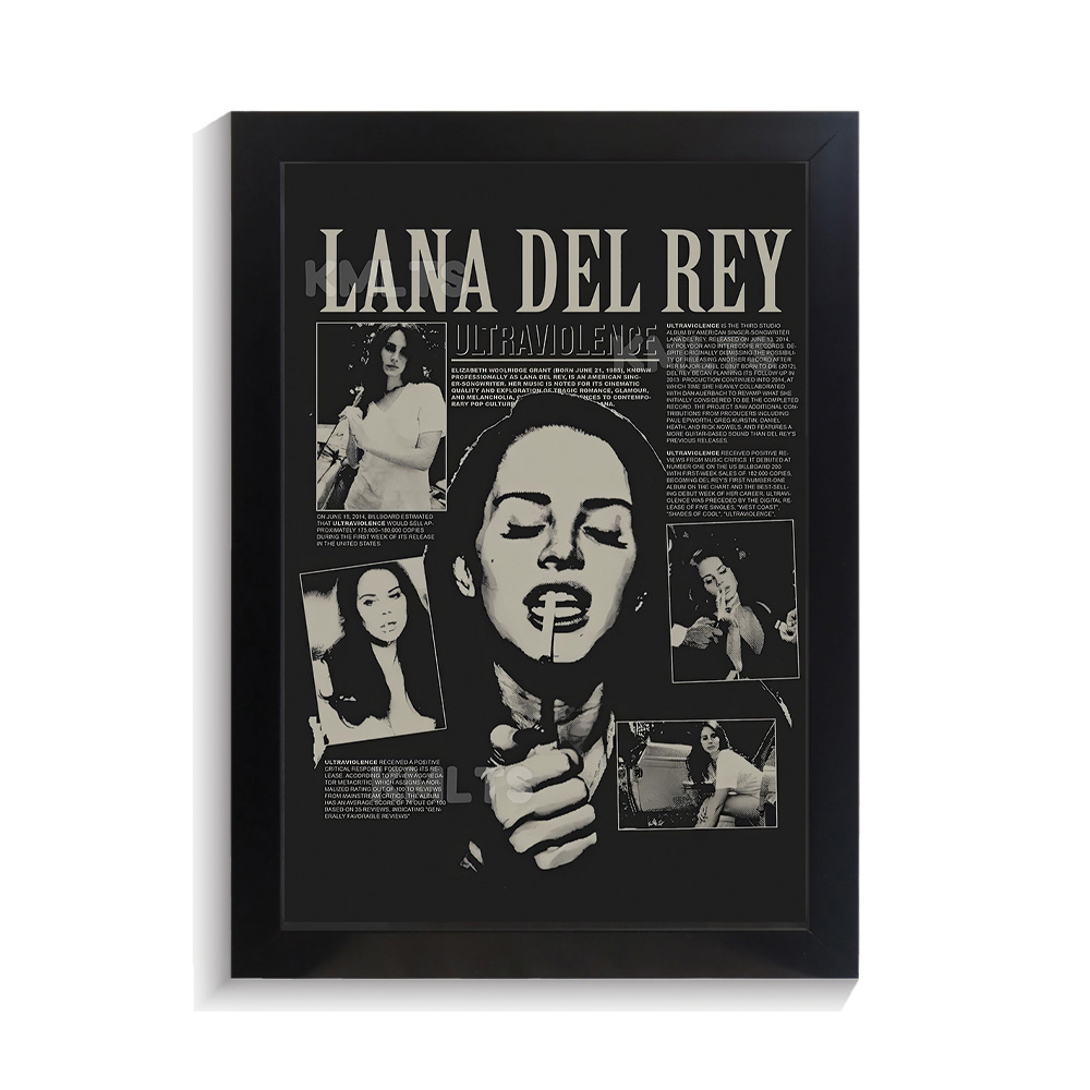 تابلو خواننده طرح لانا دل ری کد PF-20417 تابلو خواننده طرح لانا دل ری کد PF 20417