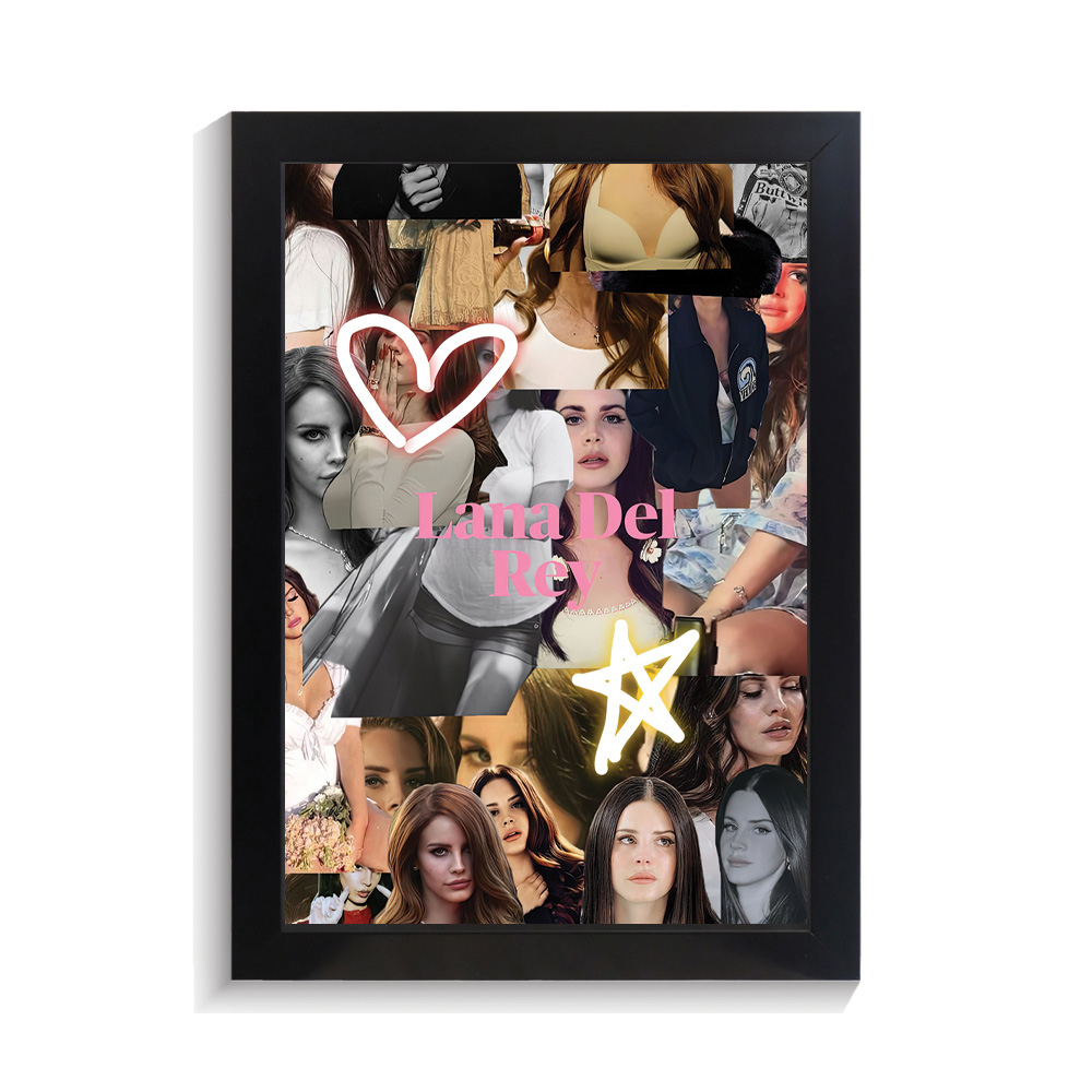 تابلو خواننده طرح لانا دل ری کد PF-20419 تابلو خواننده طرح لانا دل ری کد PF 20419