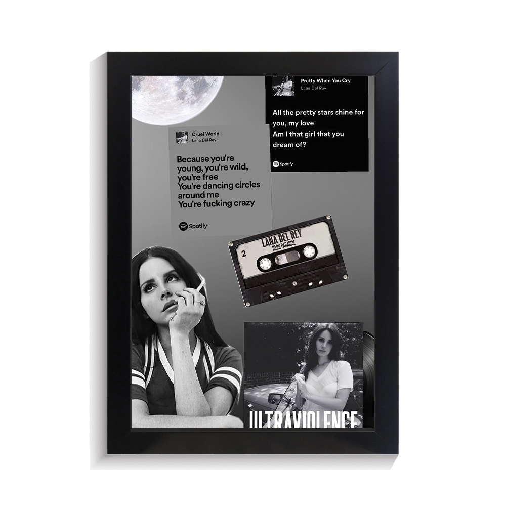 تابلو خواننده طرح لانا دل ری کد PF-20425 تابلو خواننده طرح لانا دل ری کد PF 20425