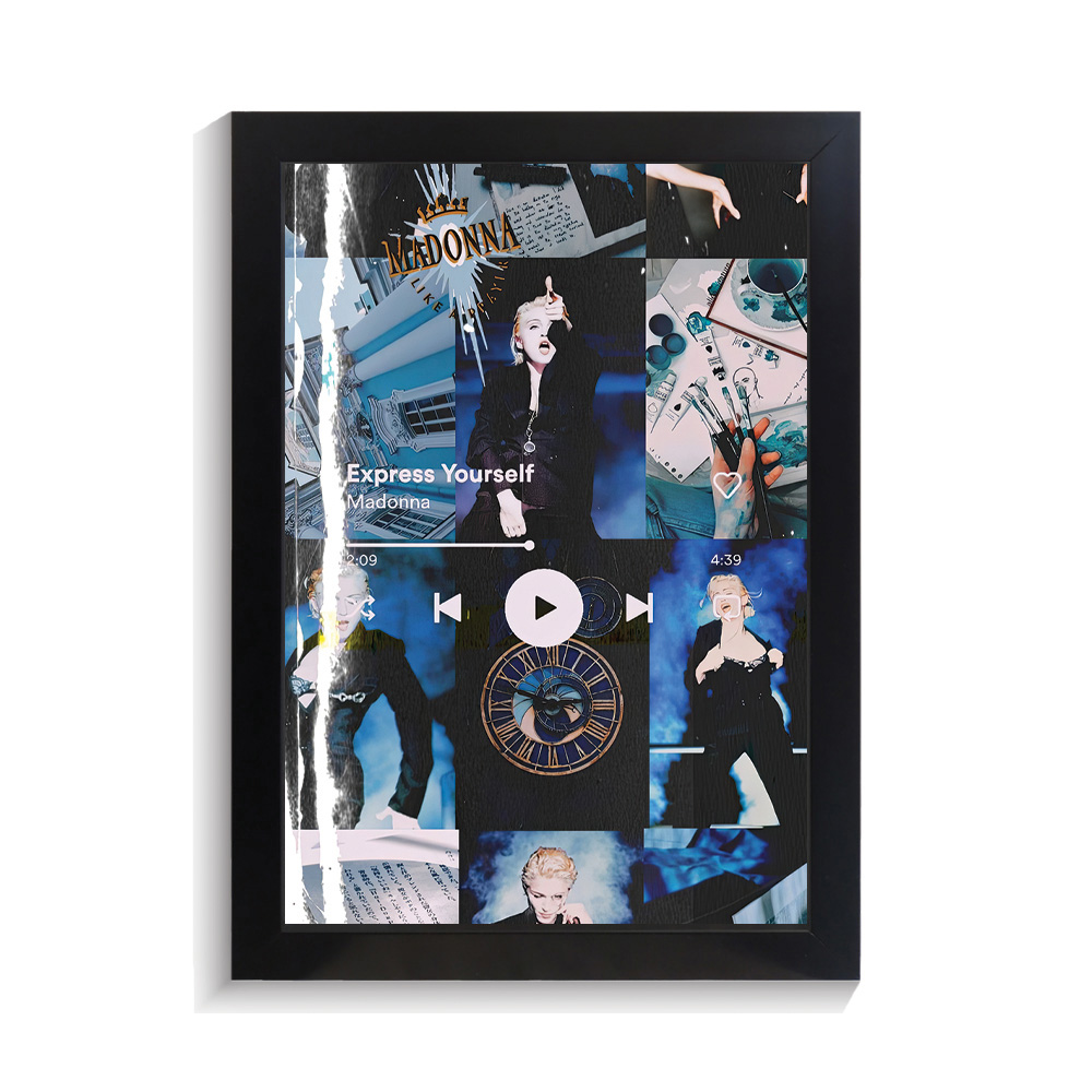 تابلو خواننده طرح مدونا کد PF-20446 تابلو خواننده طرح مدونا کد PF 20446