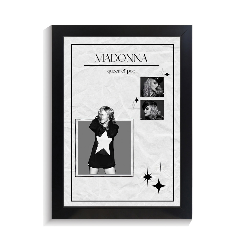 تابلو خواننده طرح مدونا کد PF-20447 تابلو خواننده طرح مدونا کد PF 20447