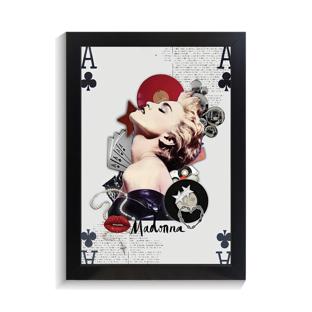 تابلو خواننده طرح مدونا کد PF-20453 تابلو خواننده طرح مدونا کد PF 20453