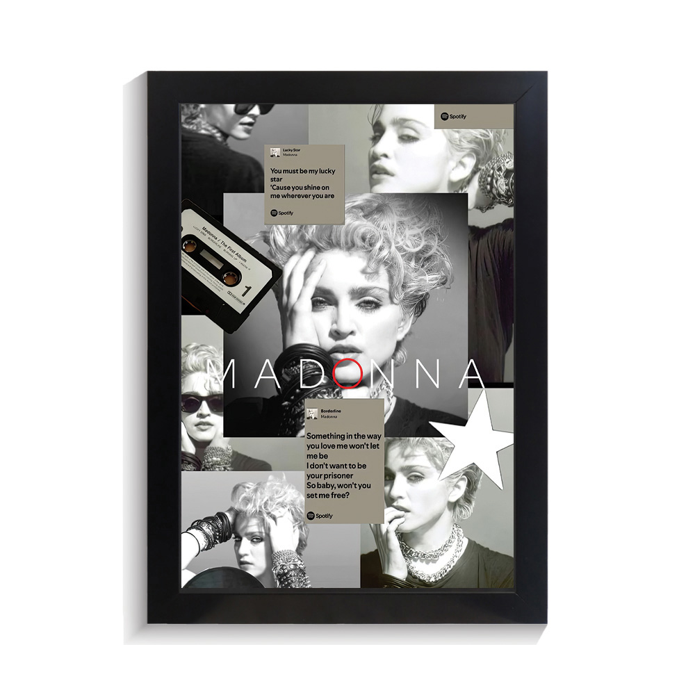 تابلو خواننده طرح مدونا کد PF-20454 تابلو خواننده طرح مدونا کد PF 20454