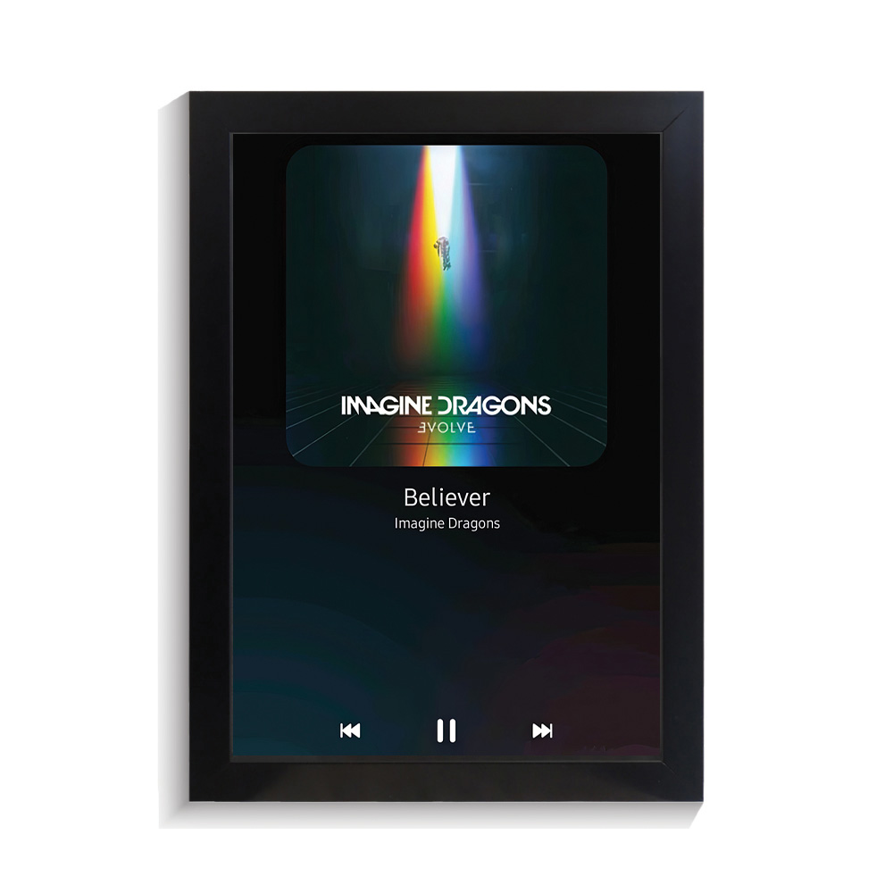 تابلو خواننده طرح موزیک پلیر Believer ایمجین دراگونز کد PF-20362 تابلو خواننده طرح موزیک پلیر Believer ایمجین دراگونز کد PF 20362
