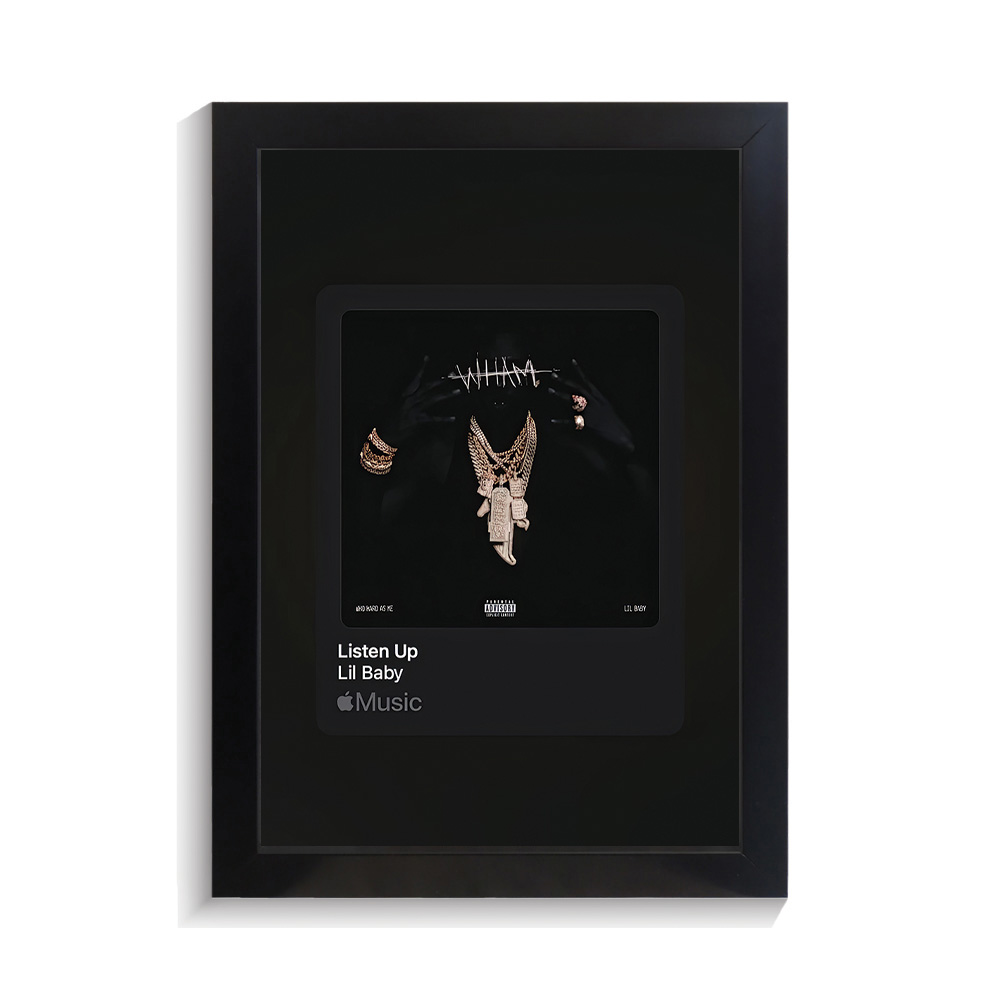 تابلو خواننده طرح موزیک پلیر Listen Up لیل بیبی کد PF-20433 تابلو خواننده طرح موزیک پلیر Listen Up لیل بیبی کد PF 20433
