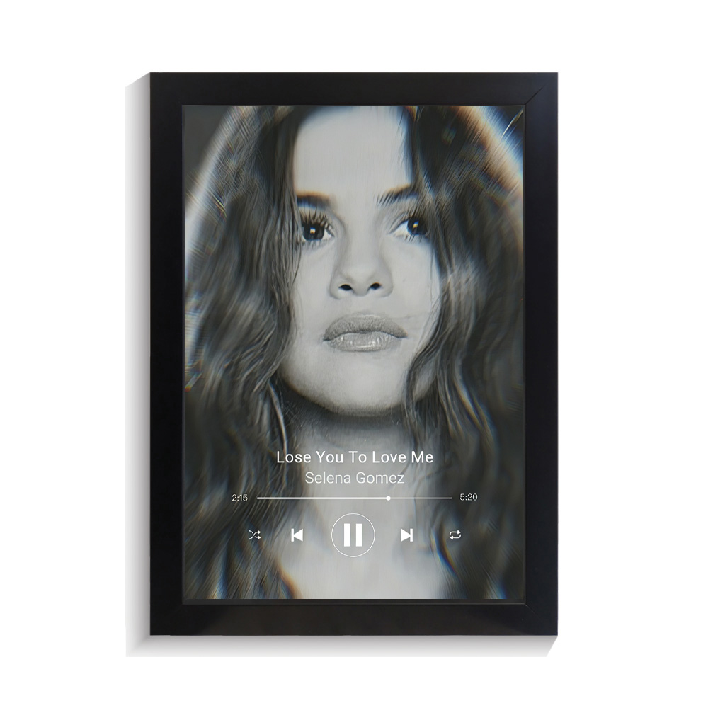 تابلو خواننده طرح موزیک پلیر Lose you to love me سلنا گومز کد PF-20528 تابلو خواننده طرح موزیک پلیر Lose you to love me سلنا گومز کد PF 20528