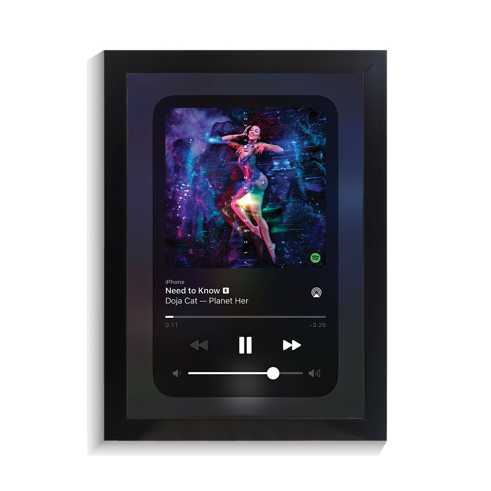 تابلو خواننده طرح موزیک پلیر Need To Know دوجا کت کد PF-20313 تابلو خواننده طرح موزیک پلیر Need To Know دوجا کت کد PF 20313