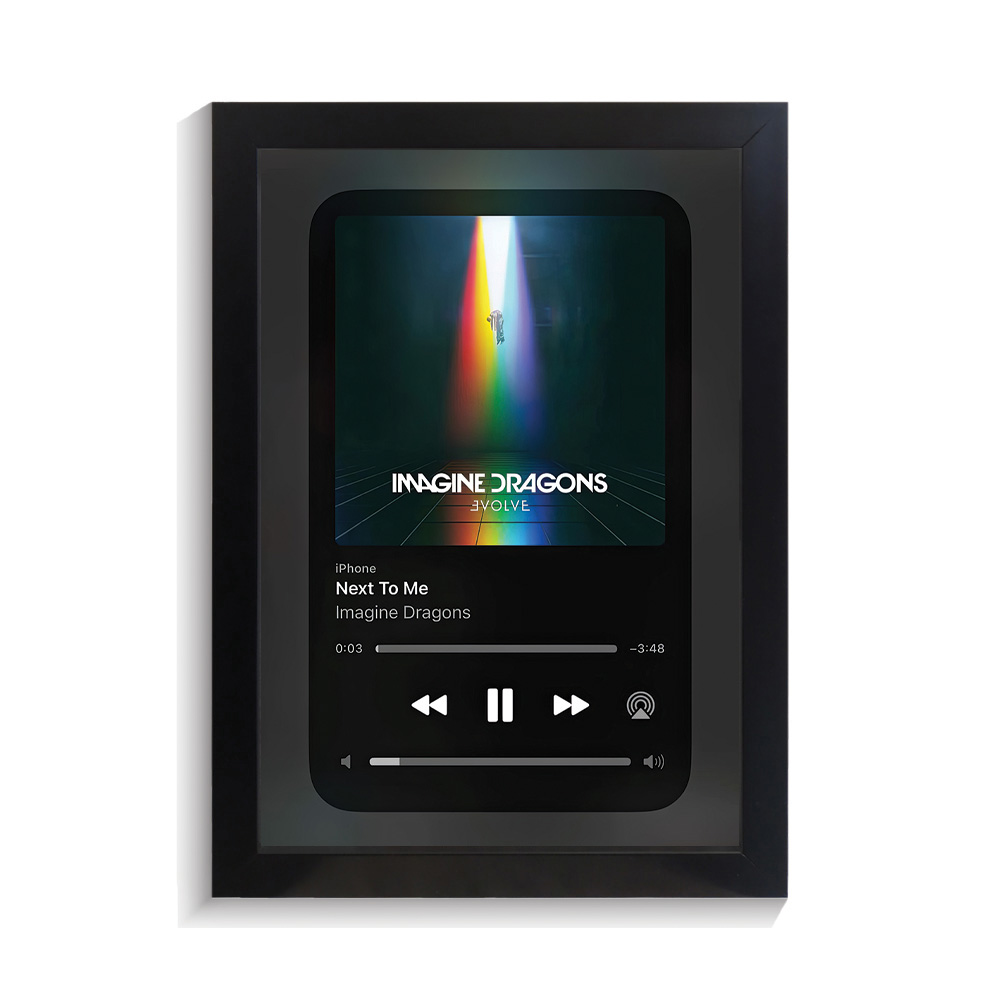 تابلو خواننده طرح موزیک پلیر Next To Me ایمجین دراگونز کد PF-20358 تابلو خواننده طرح موزیک پلیر Next To Me ایمجین دراگونز کد PF 20358