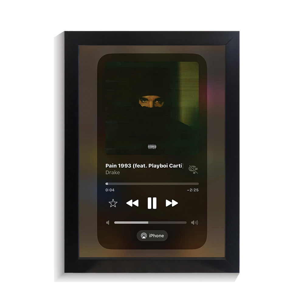 تابلو خواننده طرح موزیک پلیر Pain 1993 دریک کد PF-20326 تابلو خواننده طرح موزیک پلیر Pain 1993 دریک کد PF 20326