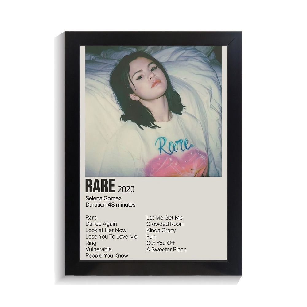 تابلو خواننده طرح موزیک پلیر Rare سلنا گومز کد PF-20530 تابلو خواننده طرح موزیک پلیر Rare سلنا گومز کد PF 20530