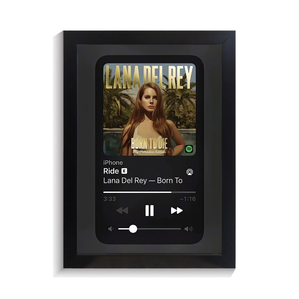 تابلو خواننده طرح موزیک پلیر Ride لانا دل ری کد PF-20420 تابلو خواننده طرح موزیک پلیر Ride لانا دل ری کد PF 20420