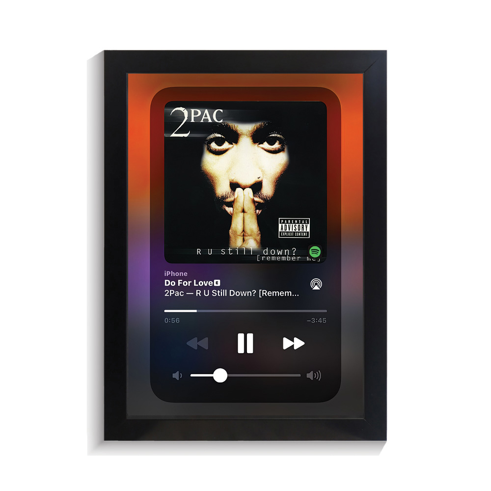 تابلو خواننده طرح موزیک پلیر do for love توپاک کد PF-20611 تابلو خواننده طرح موزیک پلیر do for love توپاک کد PF 20611