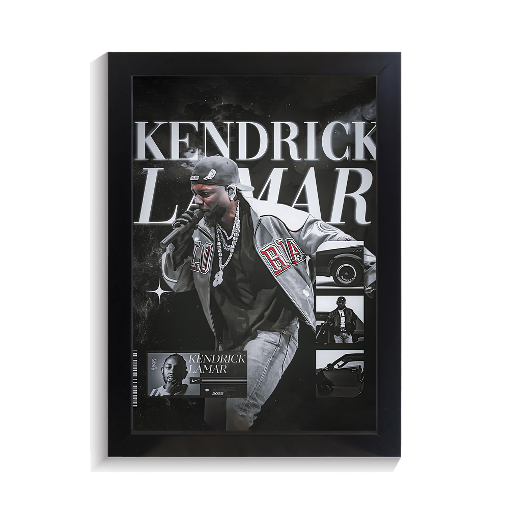 تابلو خواننده طرح کندریک لامار کد PF-20397 تابلو خواننده طرح کندریک لامار کد PF 20397