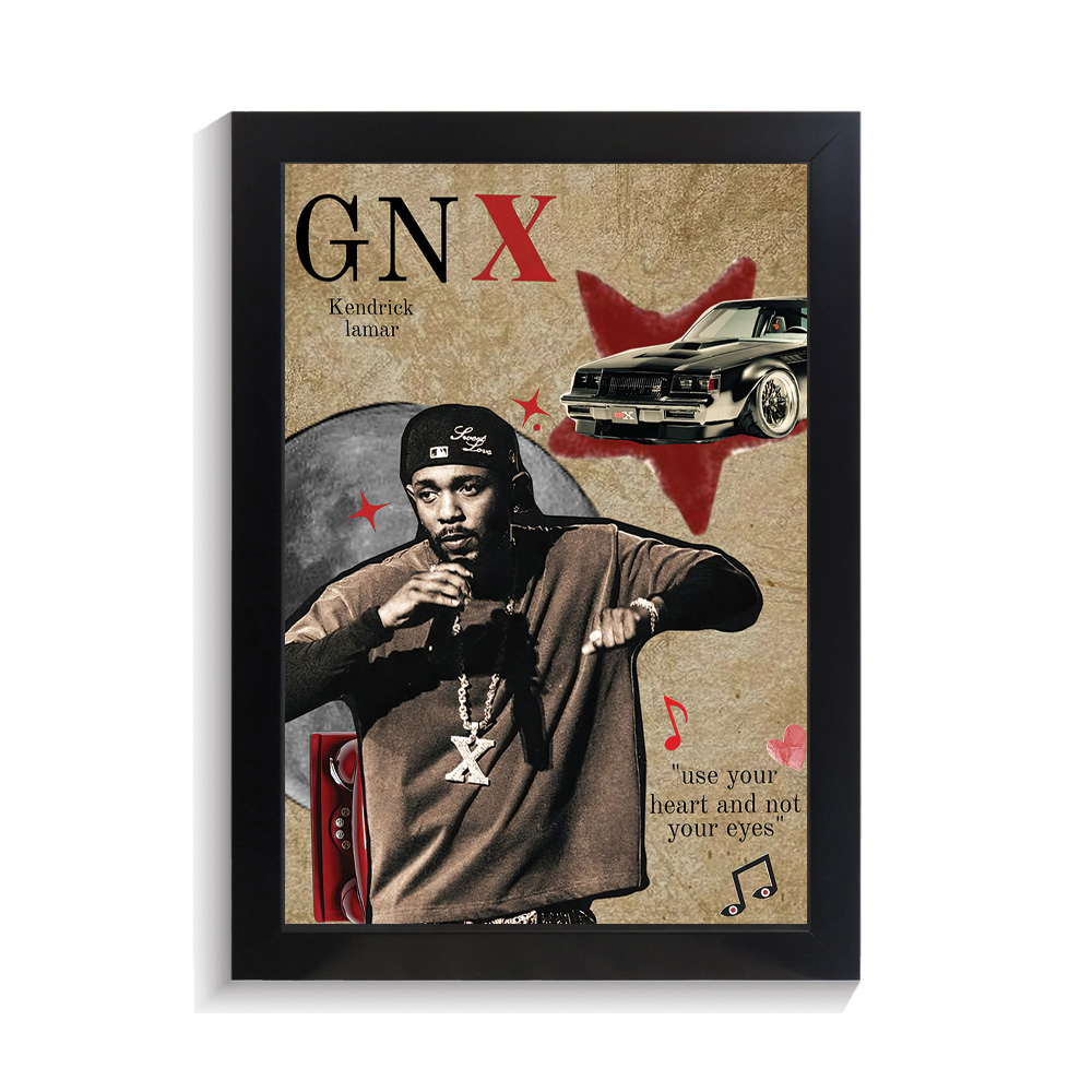 تابلو خواننده طرح کندریک لامار کد PF-20398 تابلو خواننده طرح کندریک لامار کد PF 20398