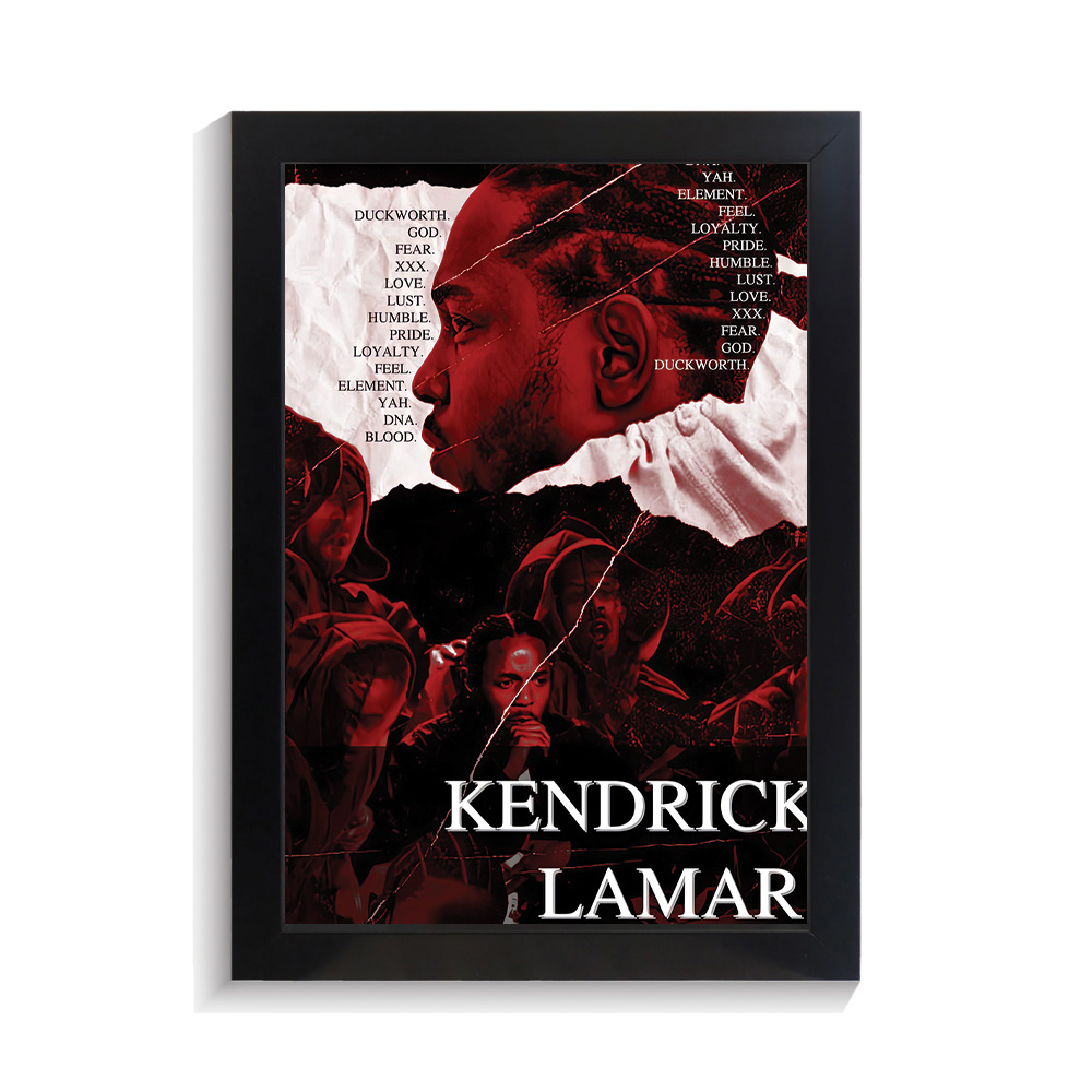 تابلو خواننده طرح کندریک لامار کد PF-20399 تابلو خواننده طرح کندریک لامار کد PF 20399